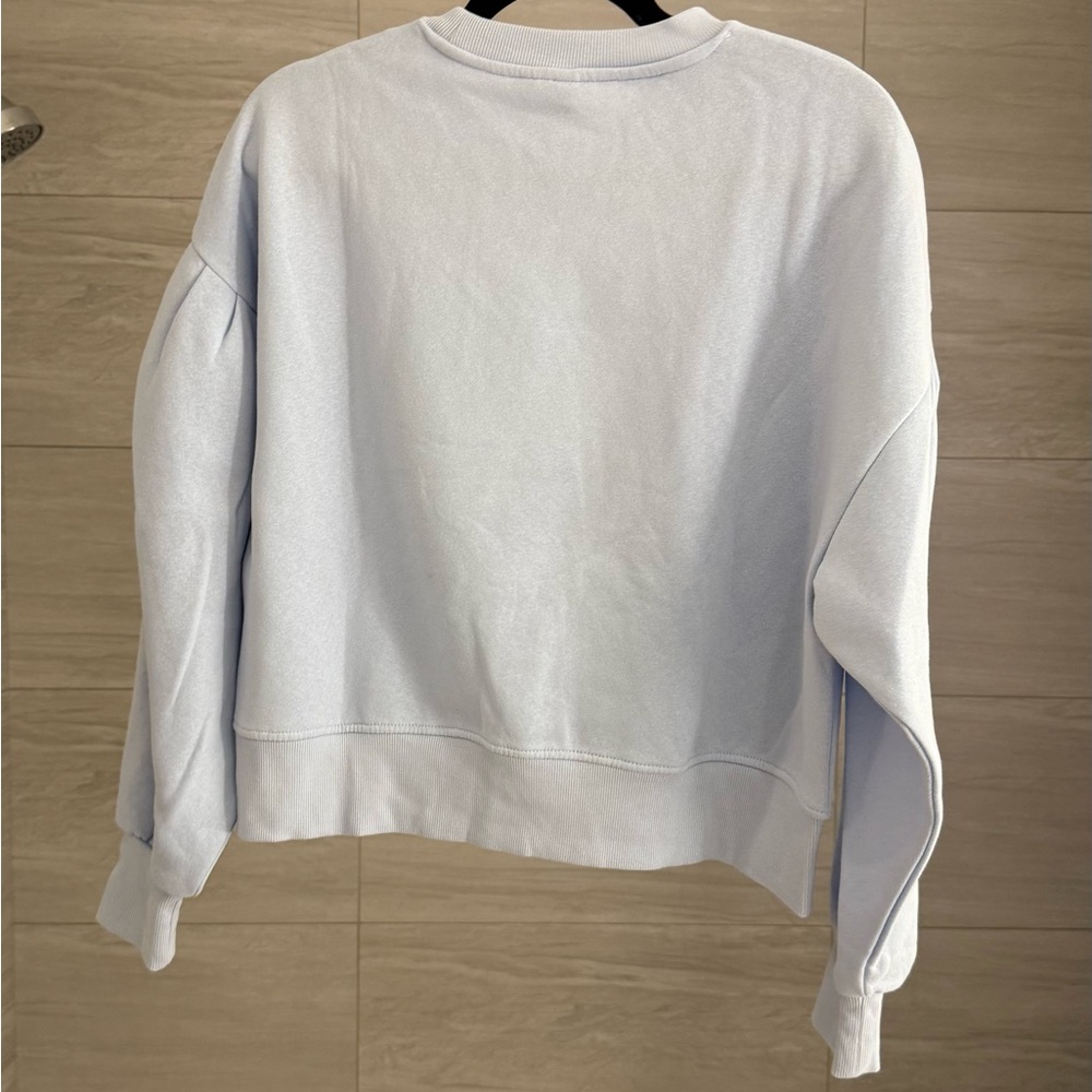 H&M Soft Blue Crewneck Top - Picture 2 of 3